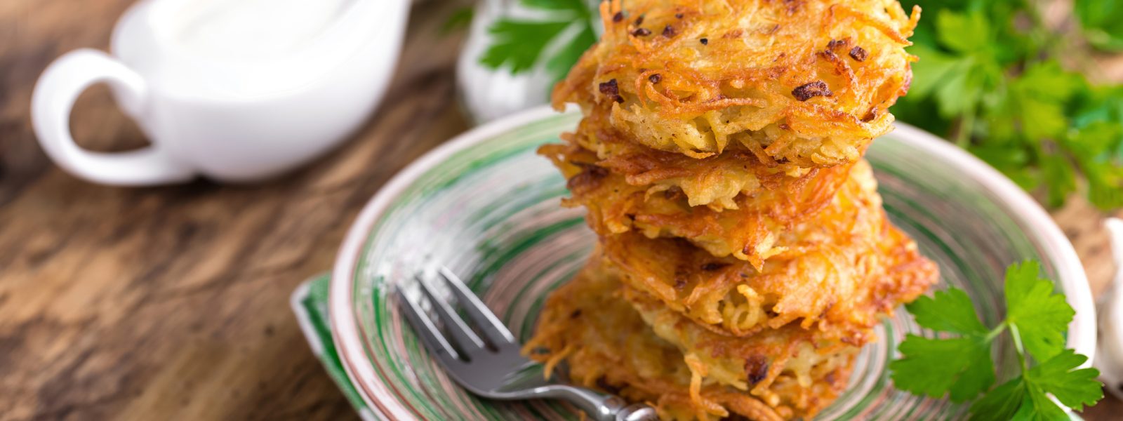 Fried potato pancakes